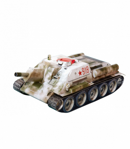 Сборная модель из картона «Самоходная артиллерийская установка СУ-122»