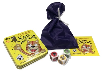 Игра настольная «Кот мышелов» в жестяной коробке, Десятое королевство Игра настольная «Кот мышелов» в жестяной коробке, Десятое королевство