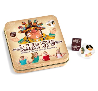 Игра настольная «Клан Бро» в жестяной коробочке, Десятое королевство Игра настольная «Клан Бро» в жестяной коробочке, Десятое королевство
