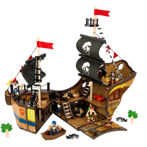 Игровой набор «Пиратская крепость Форт» с кораблем