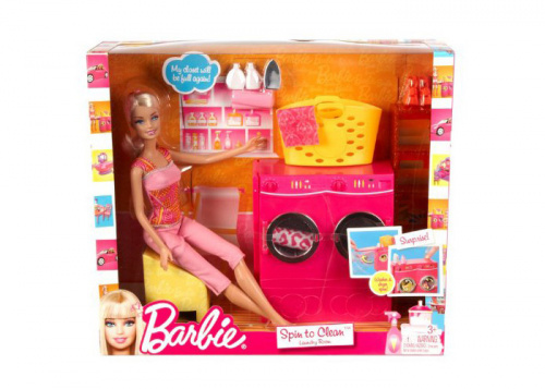 Игровой набор Barbie со стиральной машинкой