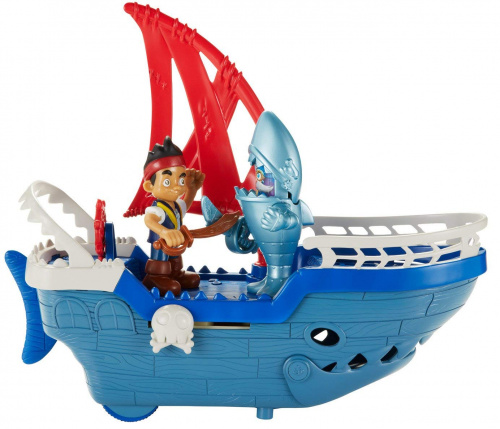 Набор "Джек и пираты"  Disney captain Jake and the never land pirates - shark strike sea ship
