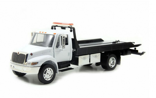 Металлический грузовик Flat Bed Tow Truck Durastar 24 International