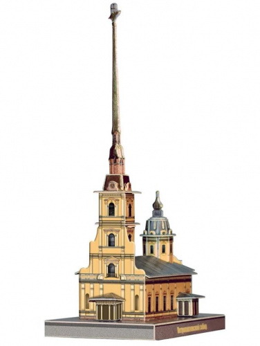 Сборная модель из картона «Петропавловский собор», 27 дет.
