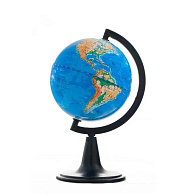 Глобус Земли школьный (физический), диаметр 21 см