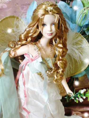 Коллекционная кукла Барби «Золотой Ангел»