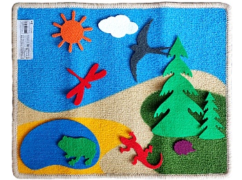 Развивающий сенсорный коврик "Фиолетовый лес", компания "РИВ" Развивающий сенсорный коврик "Фиолетовый лес", компания "РИВ"