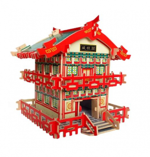 Сборная деревянная модель «Домик императора» цв.