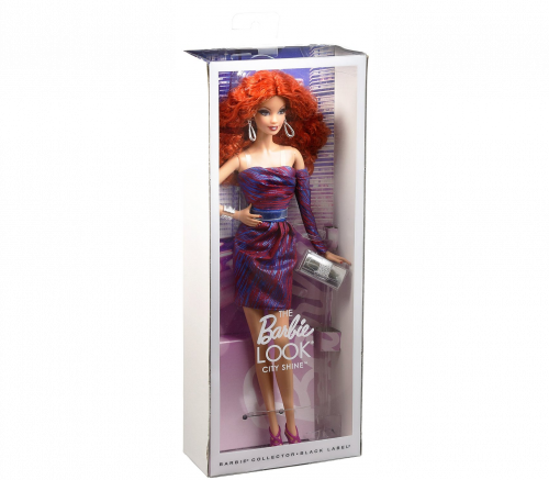 Коллекционная кукла Барби «Городское сияние. Сиреневое платье»
