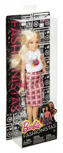 Кукла Barbie Fashionistas: rock-n-roll plaid