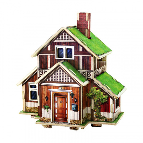 3D-пазлы «Коттедж» серия «домики Норвегии»