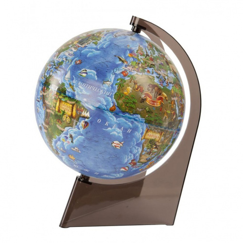 Детский глобус Земли на треугольнике, диаметр 21 см