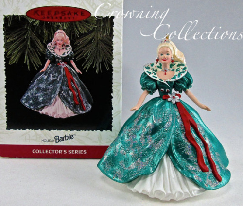 Кукла Барби «Keepsake Ornament 1995 Happy Holidays Barbie»
