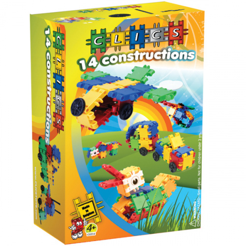 Конструктор Clics «14 constructions», 50 дет.