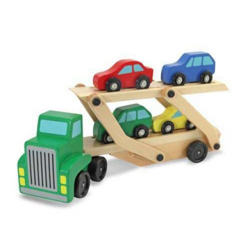 Деревянная игрушка «Машинка для перевозки автомобилей»