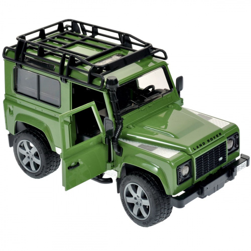 Внедорожник Land Rover Defender c прицепом и мини-экскаватором