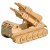 Сборная деревянная модель «Ракетная установка»