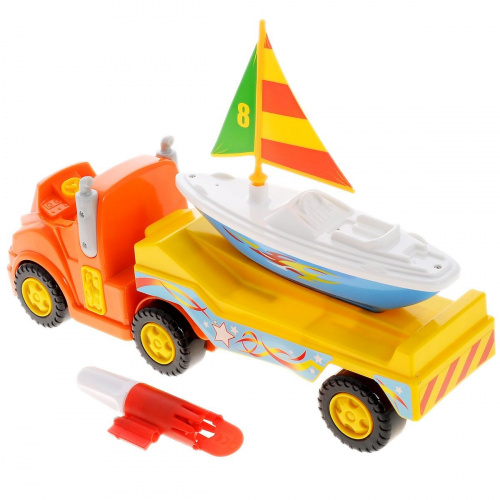 Развивающая игрушка «Трейлер с яхтой»