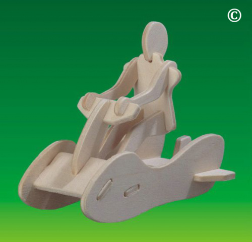 Сборная деревянная модель «Скутер»