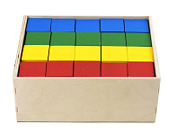 Строительный набор «Цветные кубики», 40 дет.