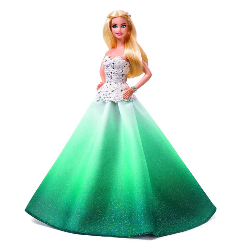 Кукла «Праздничная Barbie в зеленом платье»