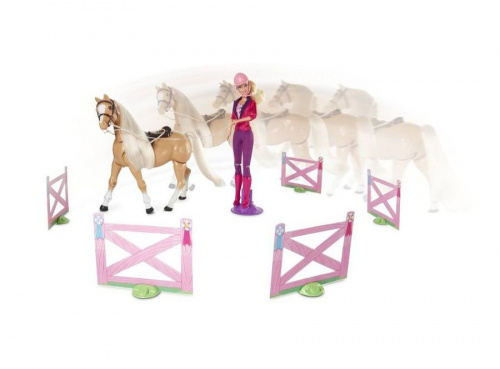 Кукла Barbie на лошади