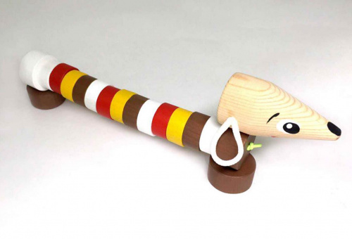 Наборная деревянная игрушка «Такса»