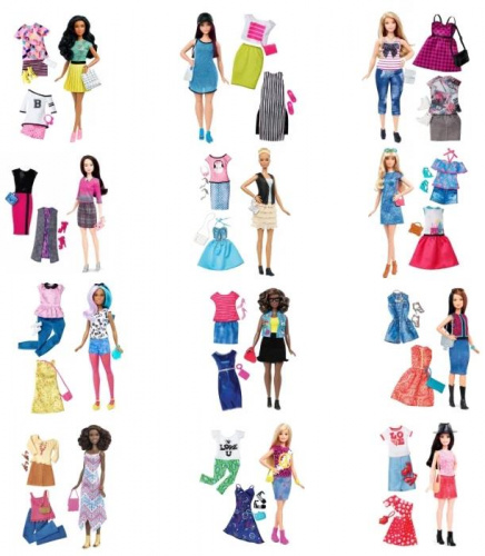 Кукла Barbie с набором одежды