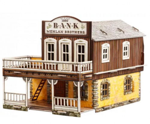 Сборная модель из картона «Банк»
