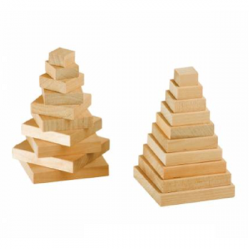 Деревянная пирамидка «Квадрат»