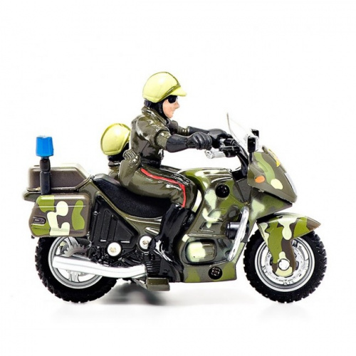 Мотоцикл с люлькой «Военные силы»