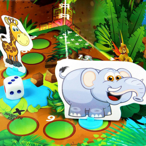 Трехмерная игра-бродилка «Веселые джунгли»