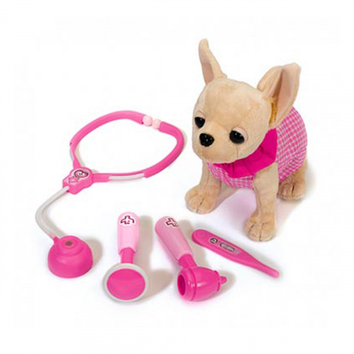 Мягкая игрушка «Собачка Чихуахуа с набором доктора»